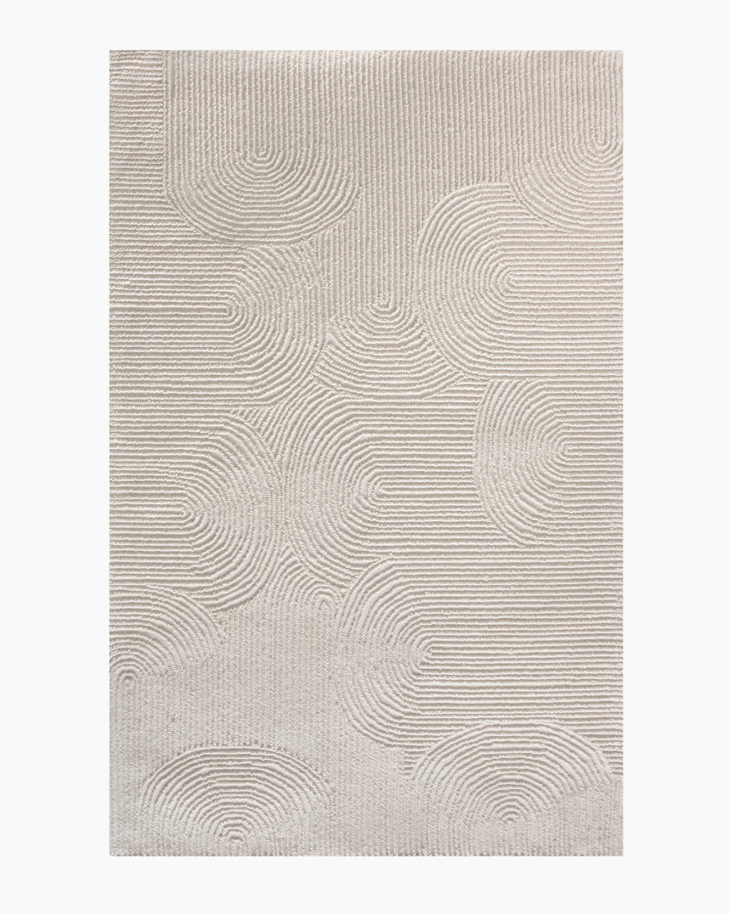Asher Tufted Wool Rug - 3' x 5' / Ivory