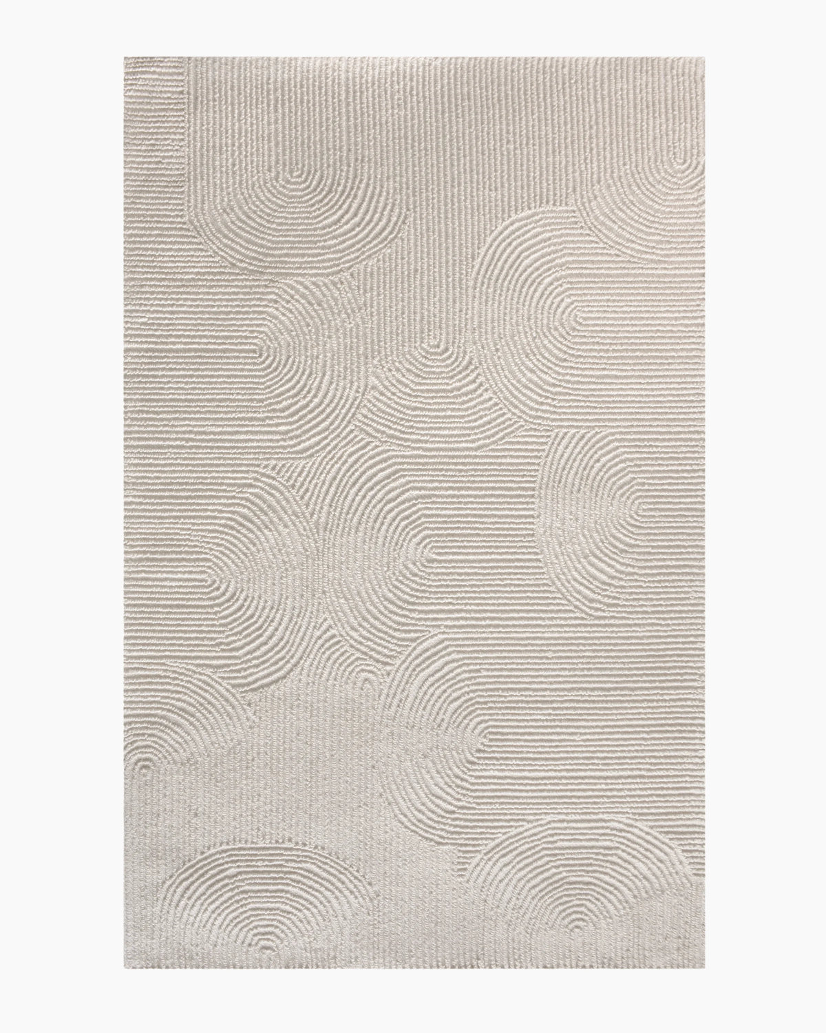 Asher Tufted Wool Rug - 3' x 5' / Ivory Main image
