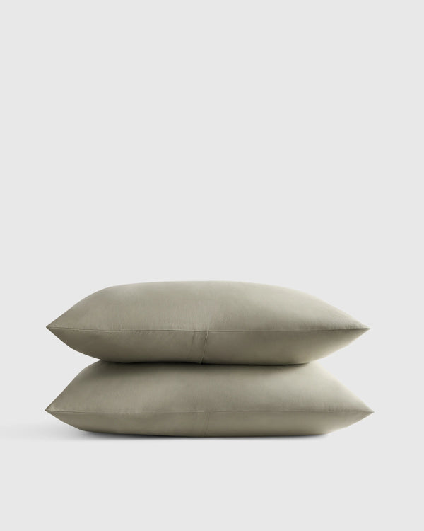 Organic Crisp Percale Sham Set - Standard / White