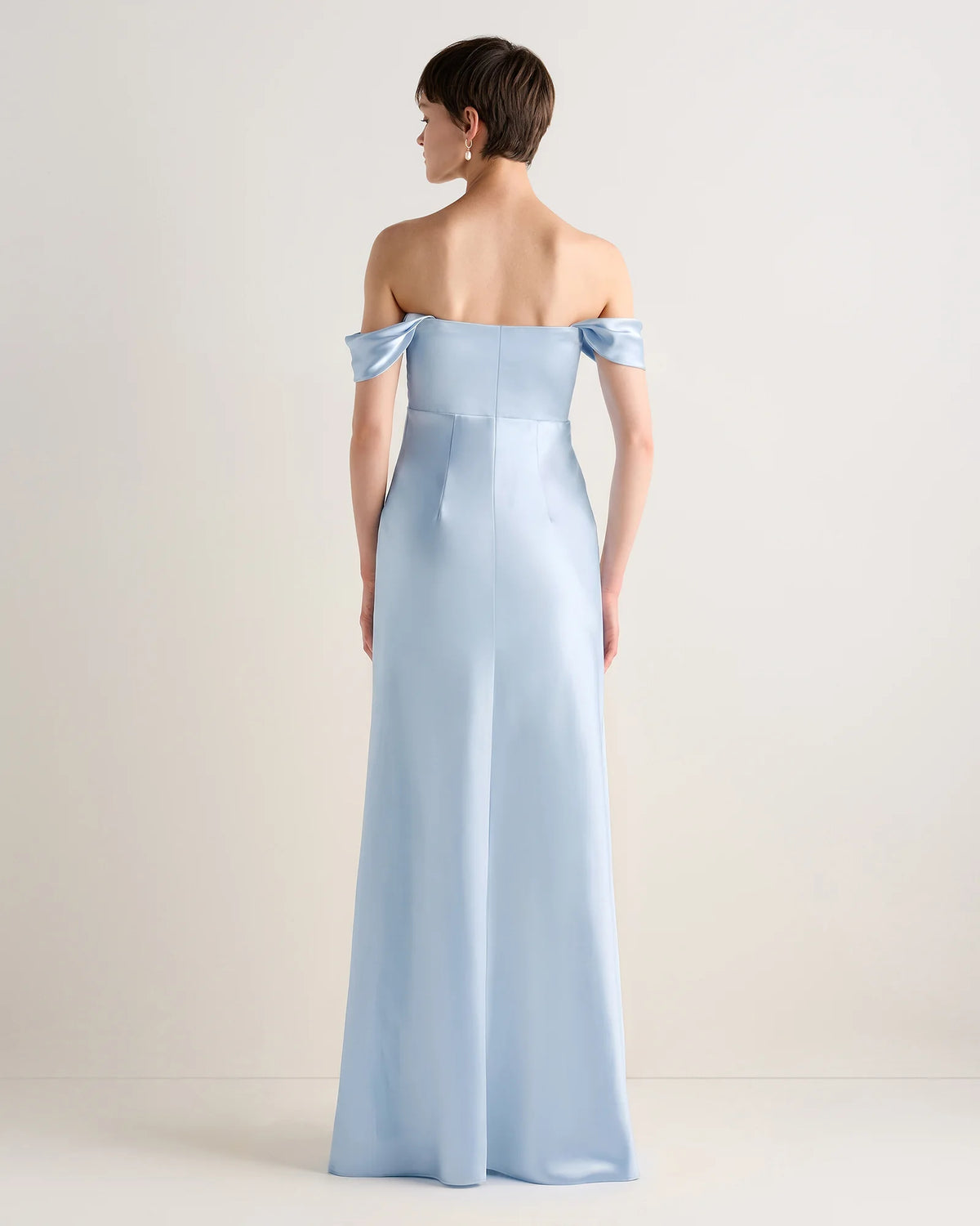 Aurora Stretch Satin Convertible Dress - 0 / Garden Sage Green