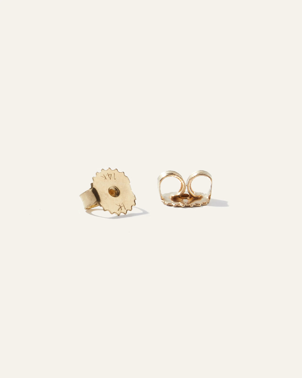 14K Gold Lab Grown Diamond Four-Prong Solitaire Studs - 1ctw - One Size / Yellow Gold