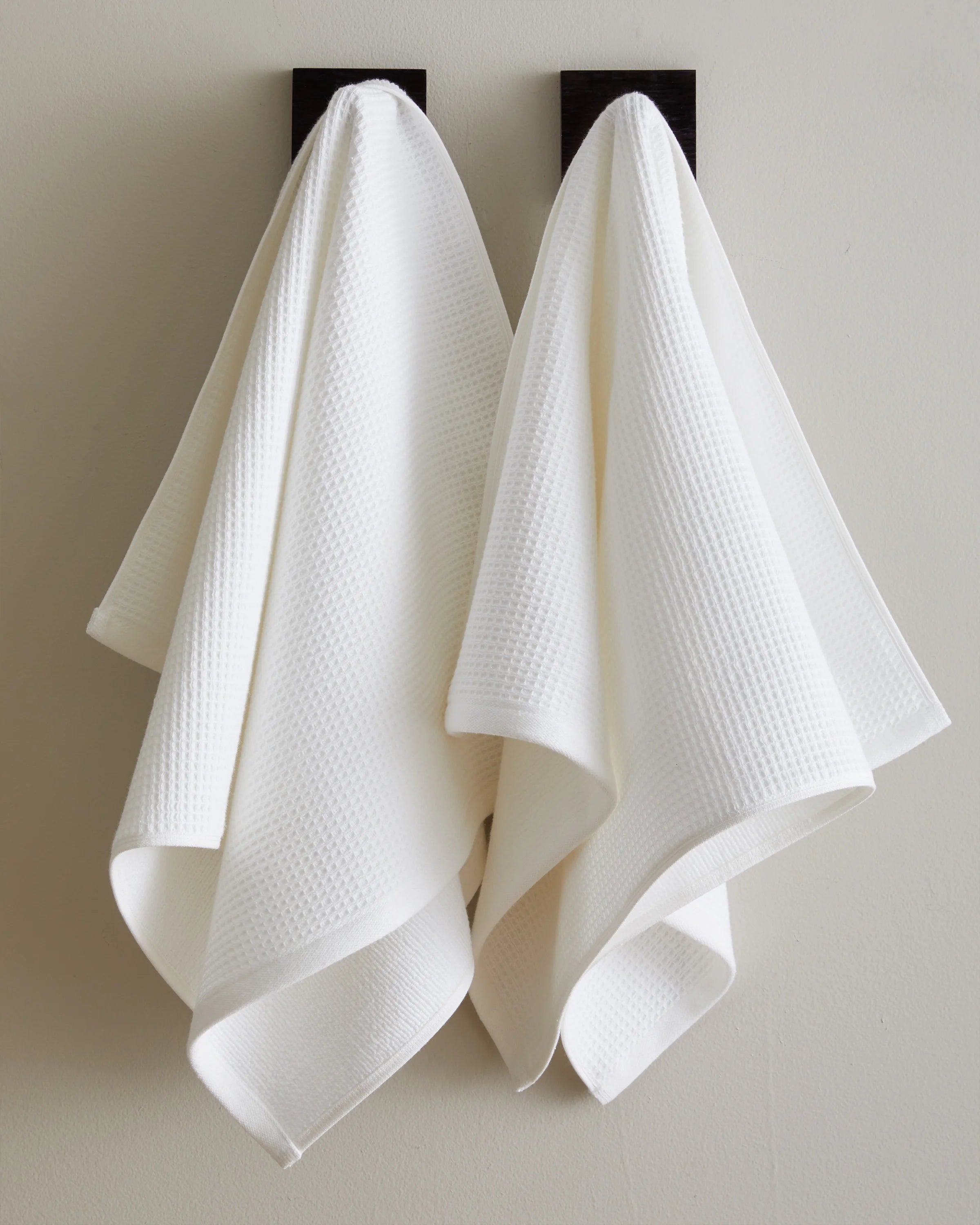 Turkish Waffle Terry Hand Towel (Set of 2) - One Size / White Secondary image