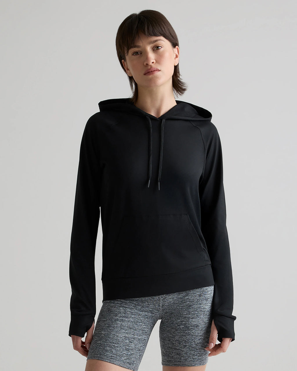 Flowknit Pullover Hoodie - XS / Heather Navy