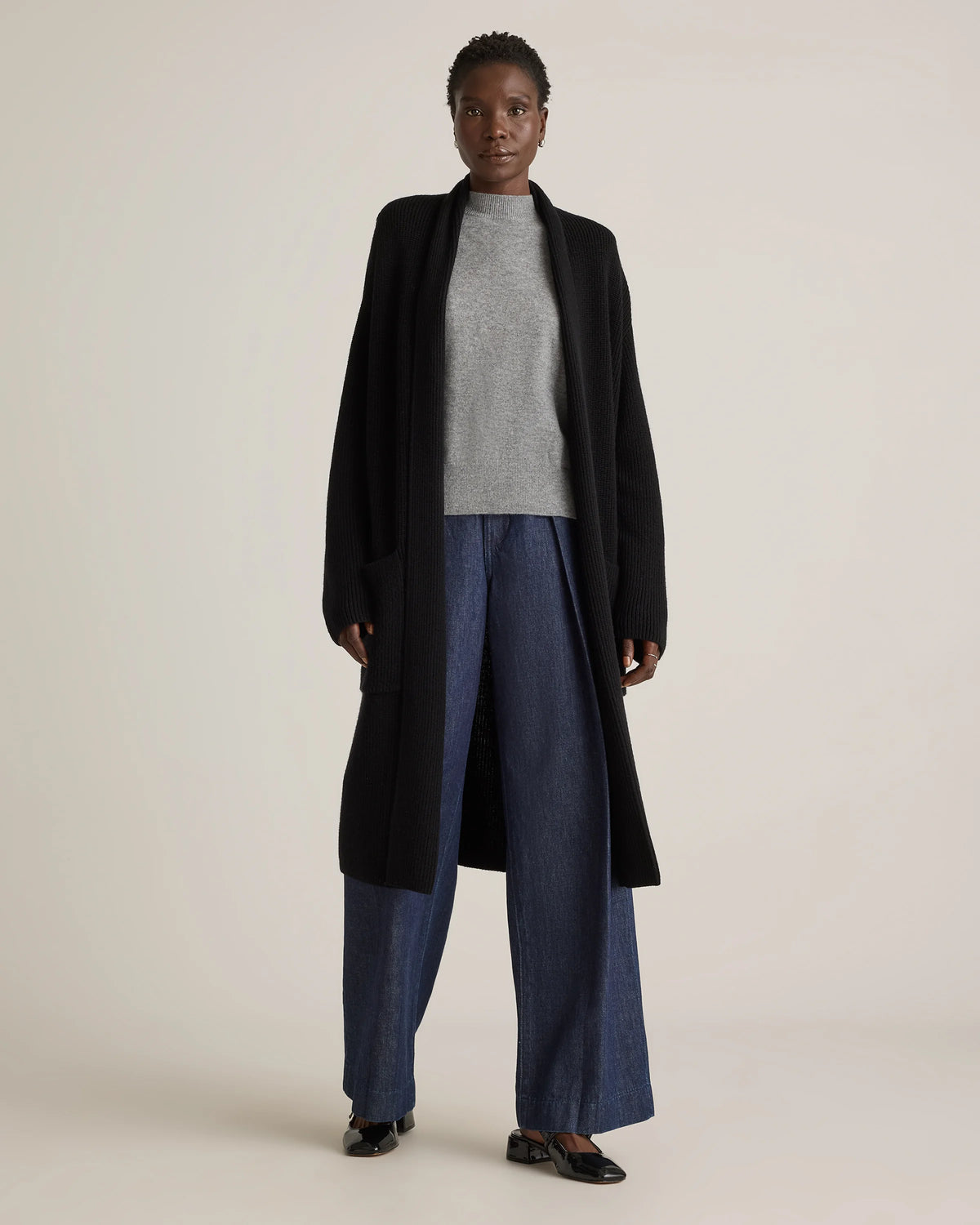 Australian Merino Wool Duster Cardigan - XS / Malted Toffee