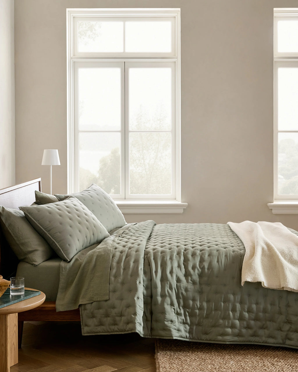 Bamboo Dream Quilt - Twin / Sage