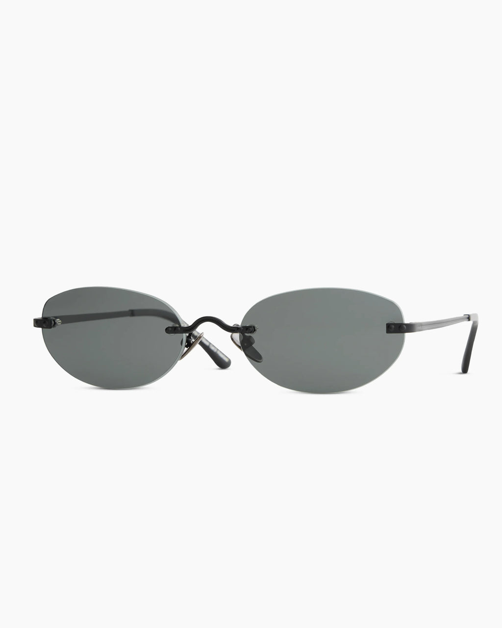 Seoul Polarized Stainless Steel Sunglasses - Standard / Black with Grey lens