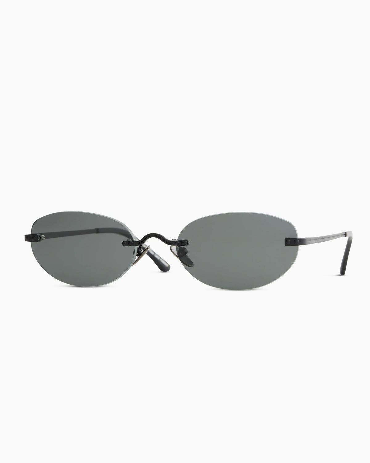 Seoul Polarized Stainless Steel Sunglasses - Standard / Black with Grey lens