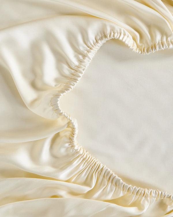 Bamboo Fitted Sheet Set - Twin / Sand