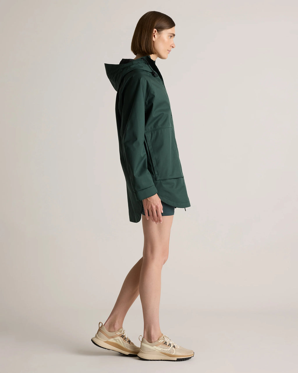 Weather Proof Oversized Rain Jacket - XS / Tea Green