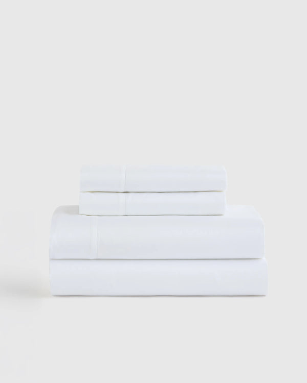 Signature Giza Cotton Sateen Sheet Set - Twin / Espresso