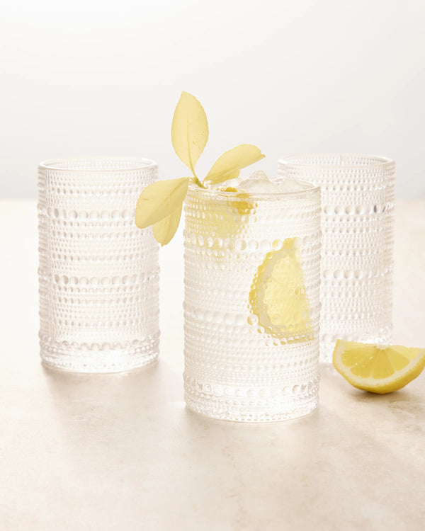 Jupiter Tall Glass Tumbler (Set of 6) - One Size / Fern Green
