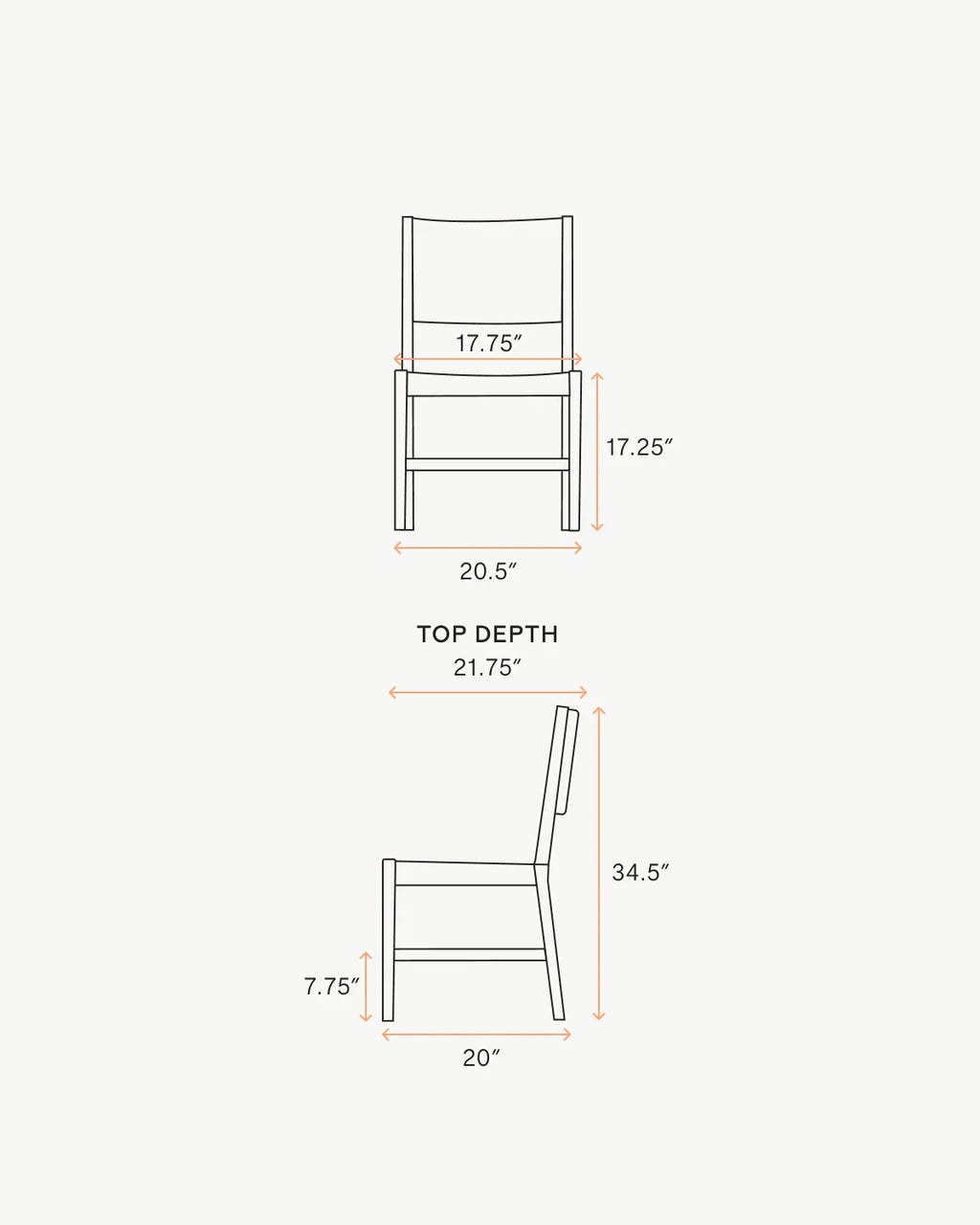 Woven Dining Chair with Solid Oak Frame (Set of 2) - Set of 2 / Golden Tan