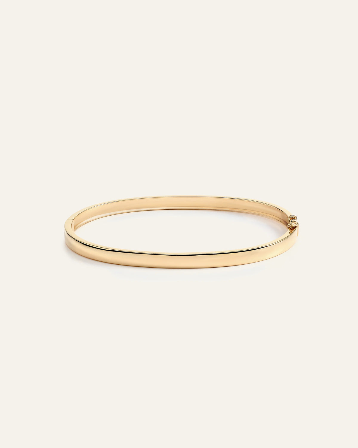 14K Gold Bold Bangle - 6" / Yellow Gold Main image