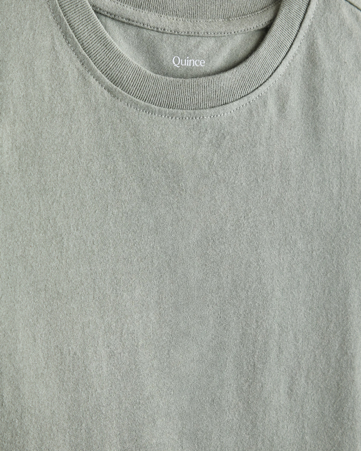 100% Organic Cotton Jersey Long Sleeve Tee - 2T / Dino Sketch
