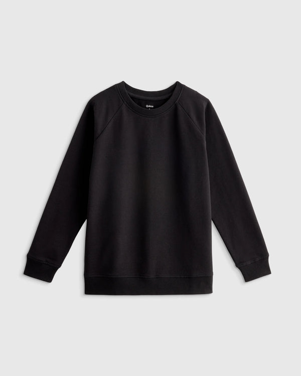 Organic Cotton French Terry Crew Neck Sweatshirt - 6 / Heart Graphic
