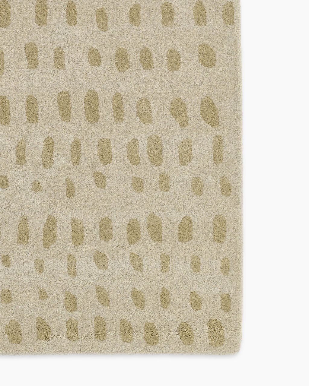 Painterly Dots Hand-Tufted Wool Rug - 3'6" x 5'6" / Navy