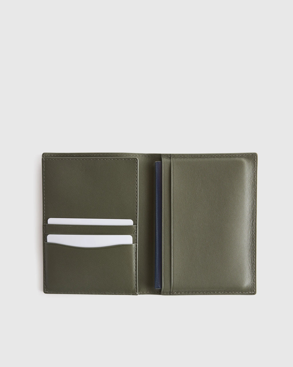 Nappa Leather RFID Blocking Passport Holder - One Size / Cherry Red