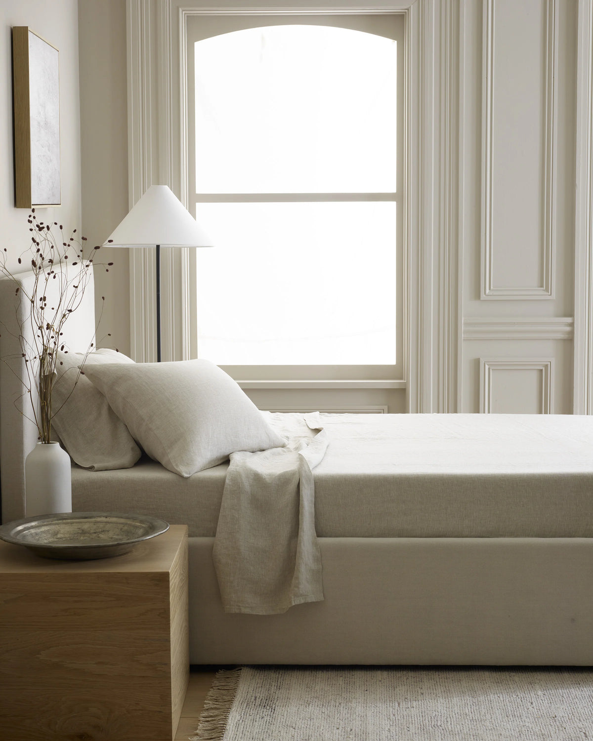 European Linen Chambray Sheet Set - Twin / Natural