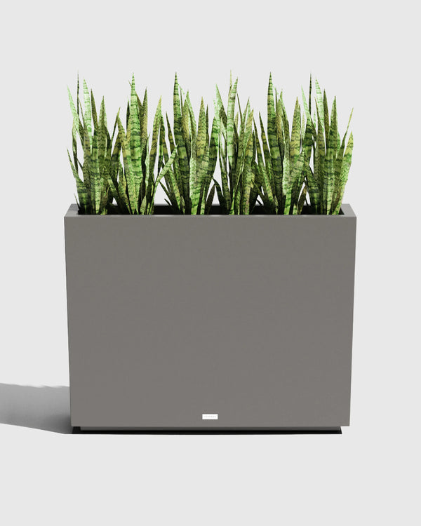 Block Series All Weather Rectangular Planter by Veradek - One Size / Black