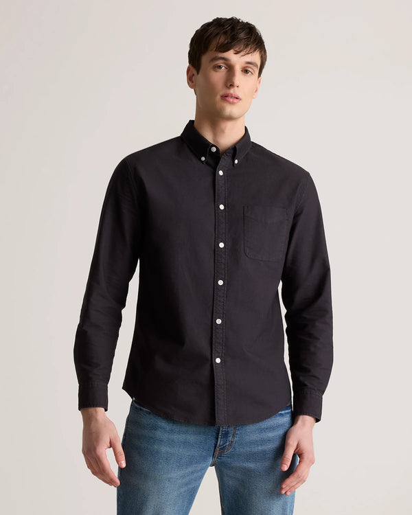 100% Organic Cotton Oxford Shirt - XS / Light Pink Stripe
