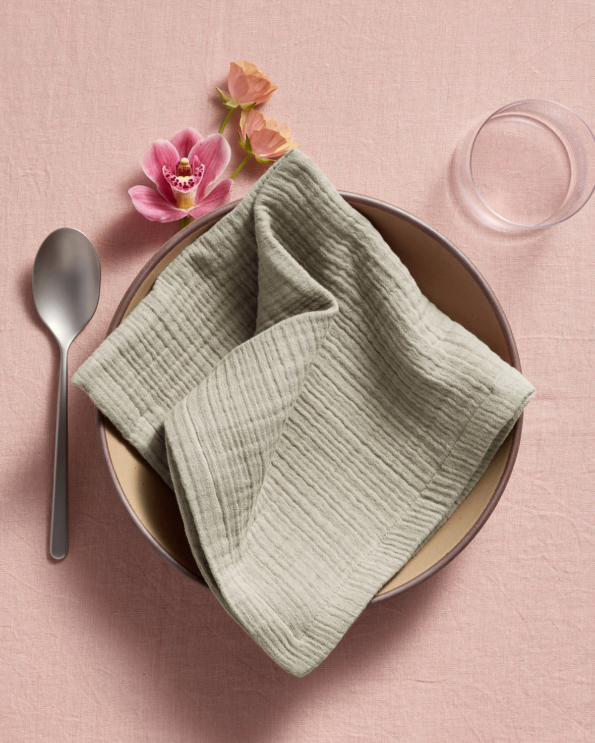 Organic Cotton Gauze Napkins - One Size / Chocolate