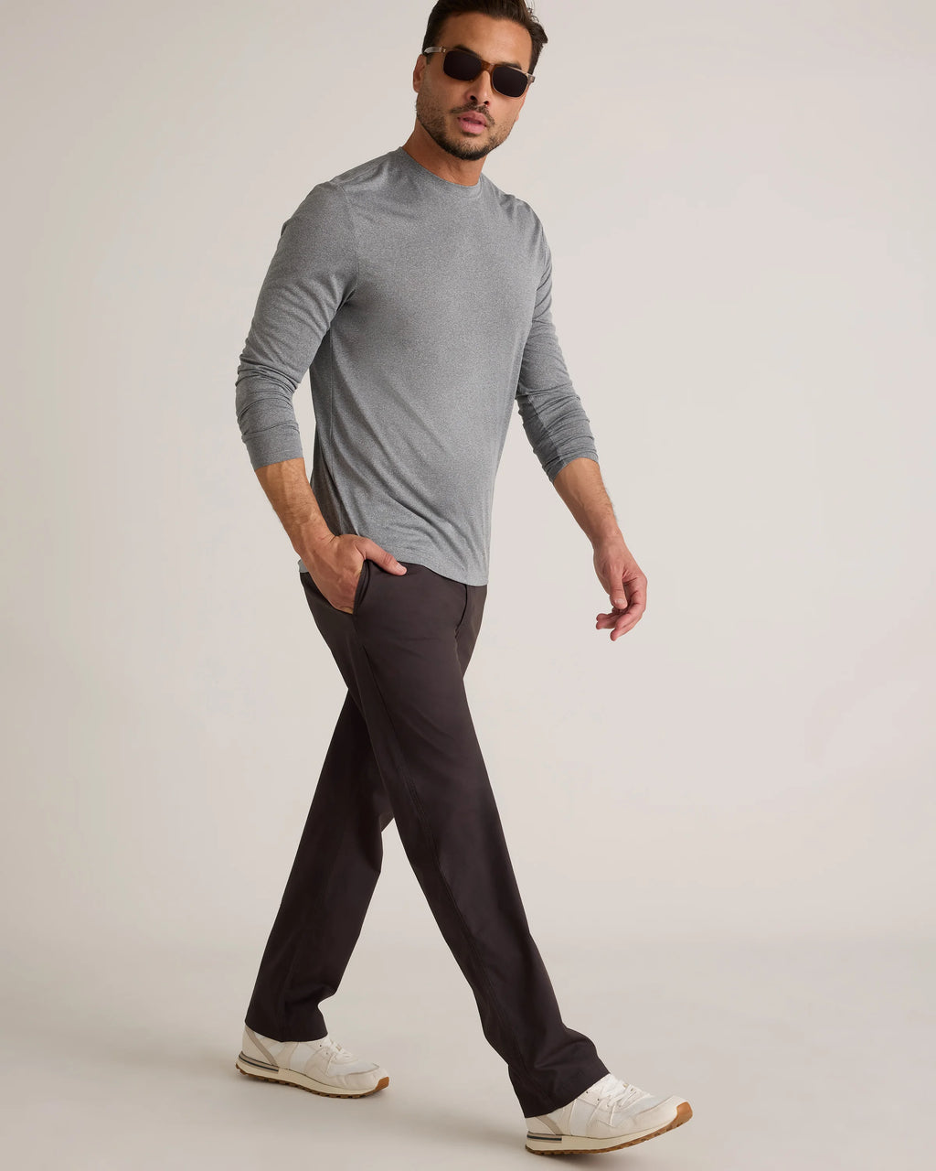 Organic Stretch Ripstop Straight Pants - S / Steel