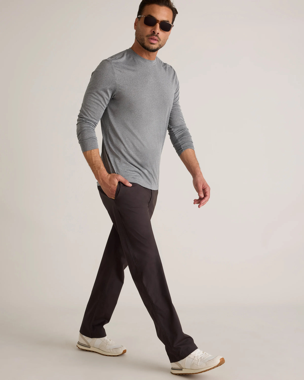 Organic Stretch Ripstop Straight Pants - S / Steel