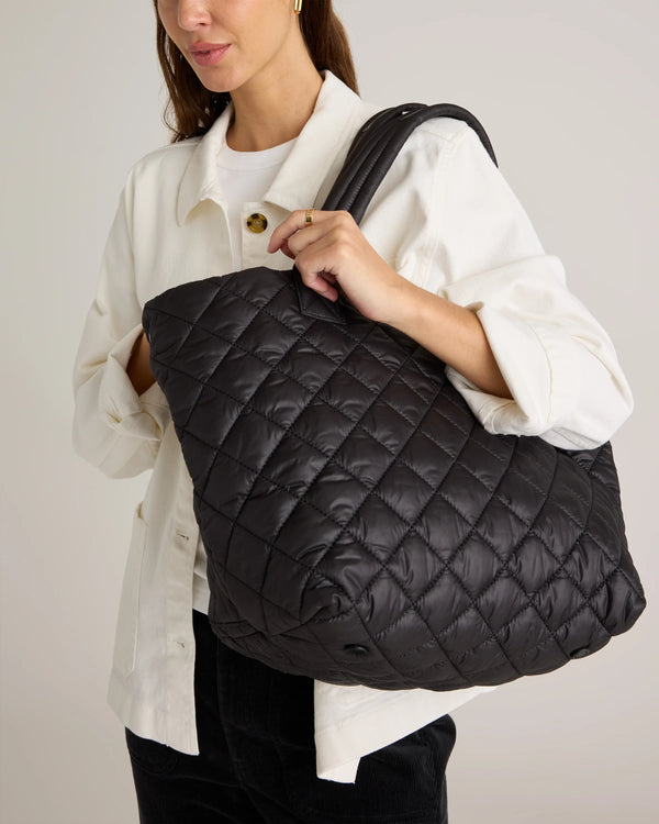 Transit Quilted Carry-All Tote - One Size / Porcelain Blue