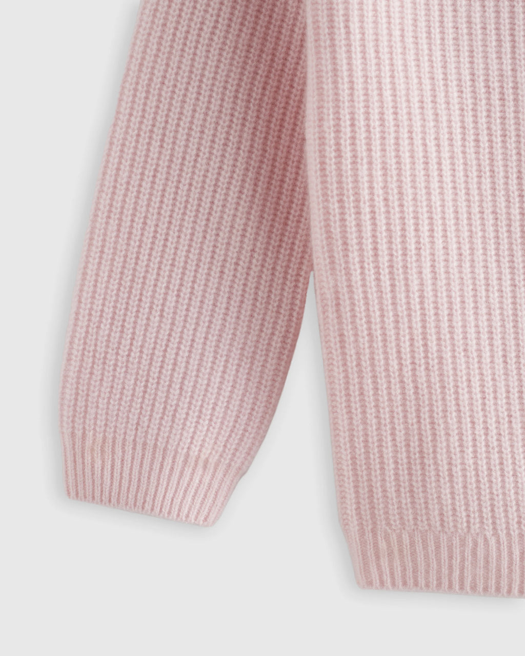 Washable Cashmere Fisherman Tunic Sweater - 3-6M / Heather Grey