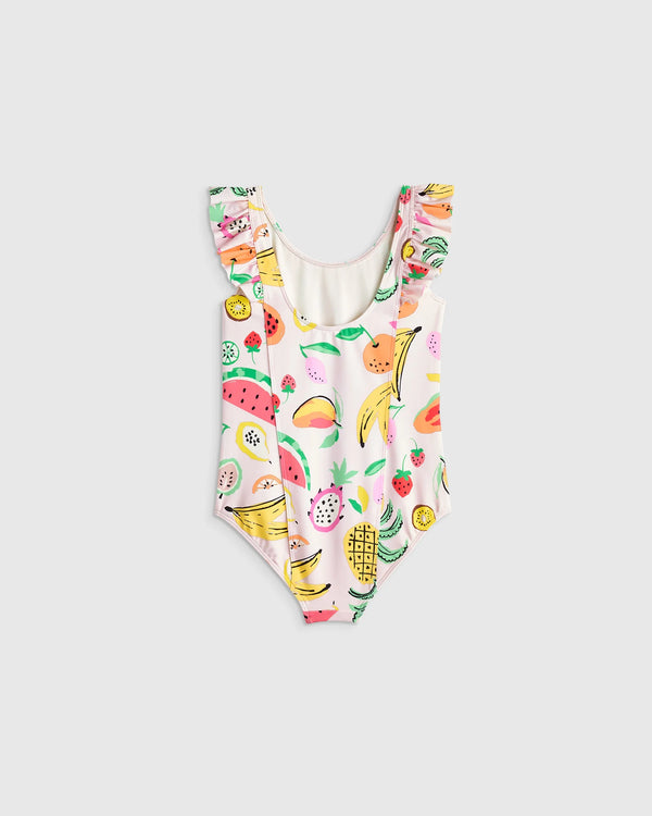 Ruffle One Piece Swimsuit - 6 / Soft Ditsy Floral