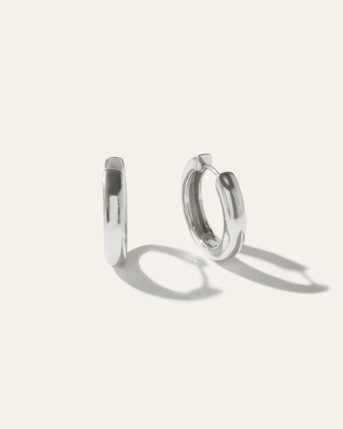 Huggie Hoops - One Size / Sterling Silver Main image