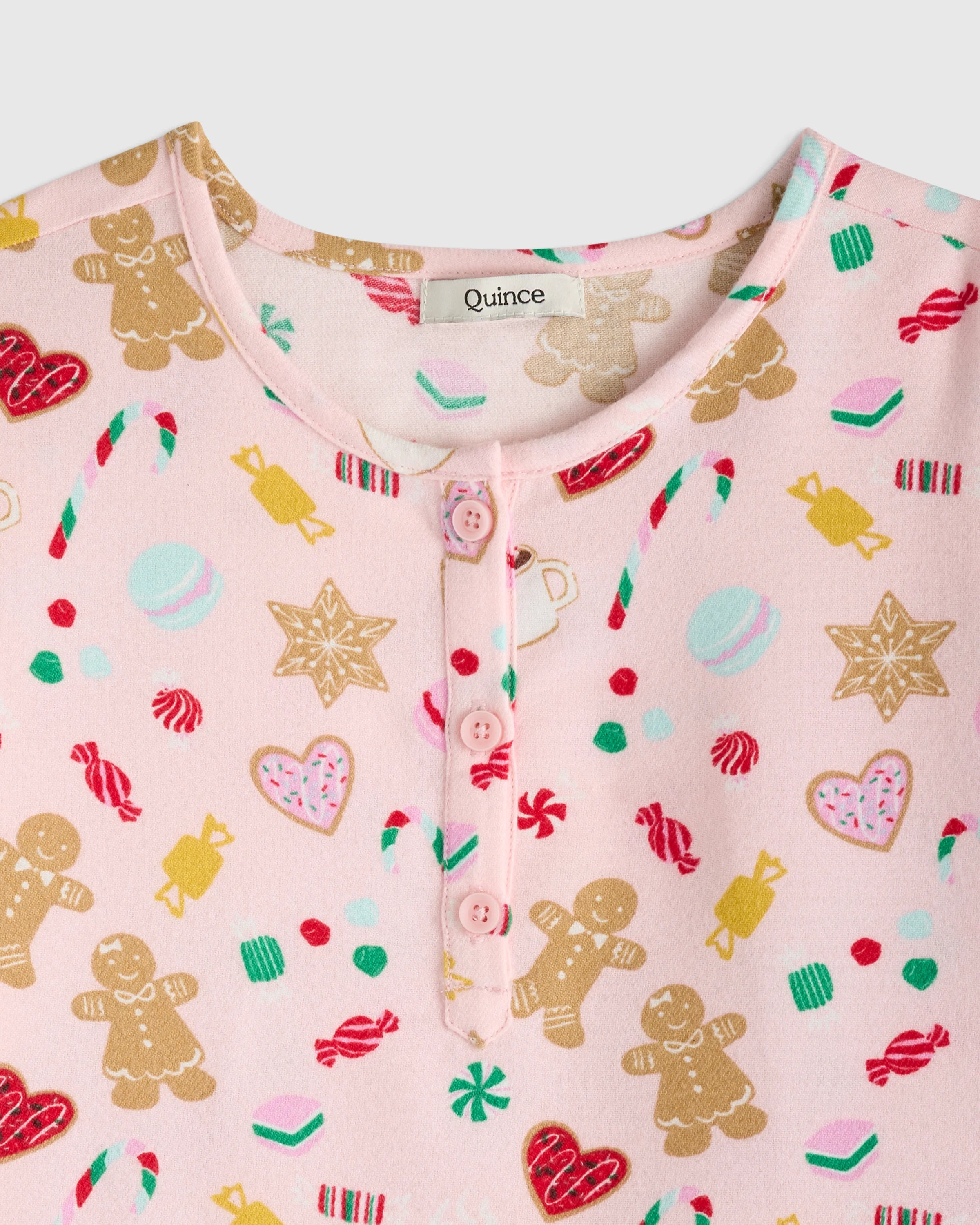 Holiday Flannel Nightgown - 2T / Sweet Treats Secondary image