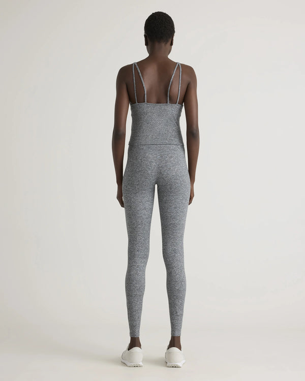 Ultra-Soft Strappy Cropped Tank - XS / Heather Grey