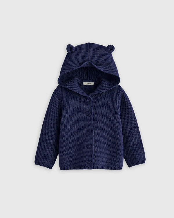 100% Organic Cotton Sweater Set - 0-3M / Ivory