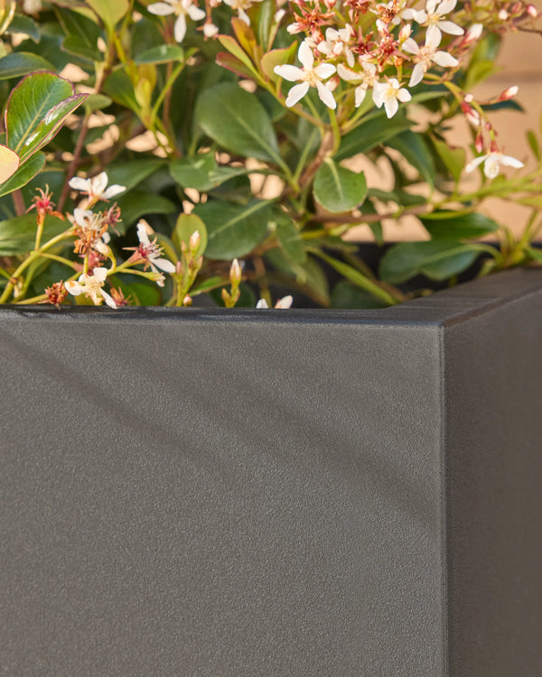 Block Series All Weather Square Planter by Veradek - One Size / Black