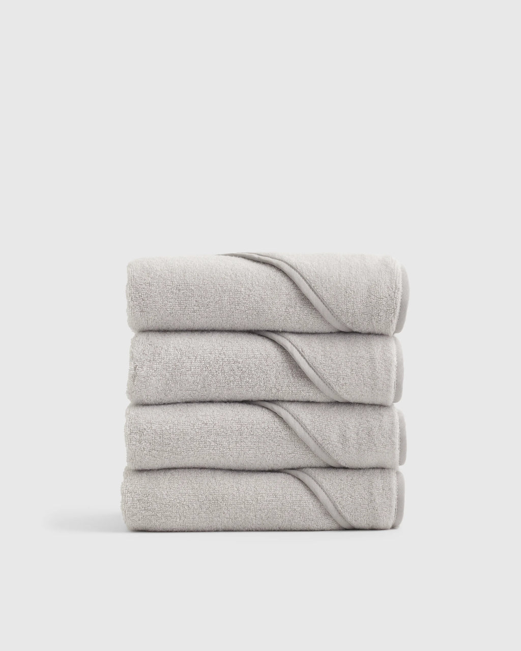 Organic Turkish Cotton Baby Hooded Towel Set 4-Pack - One Size / Light Blue
