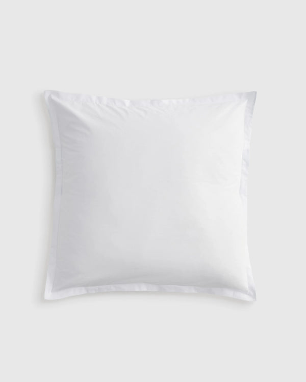 Organic Brushed Cotton Euro Sham - Euro / Dusty Olive
