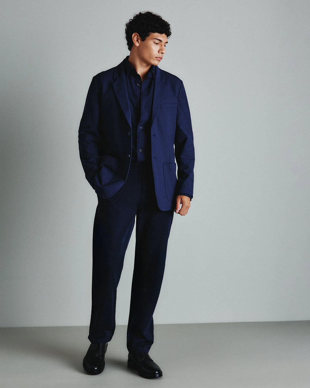 Performance Stretch Technical Blazer - M / Deep Navy
