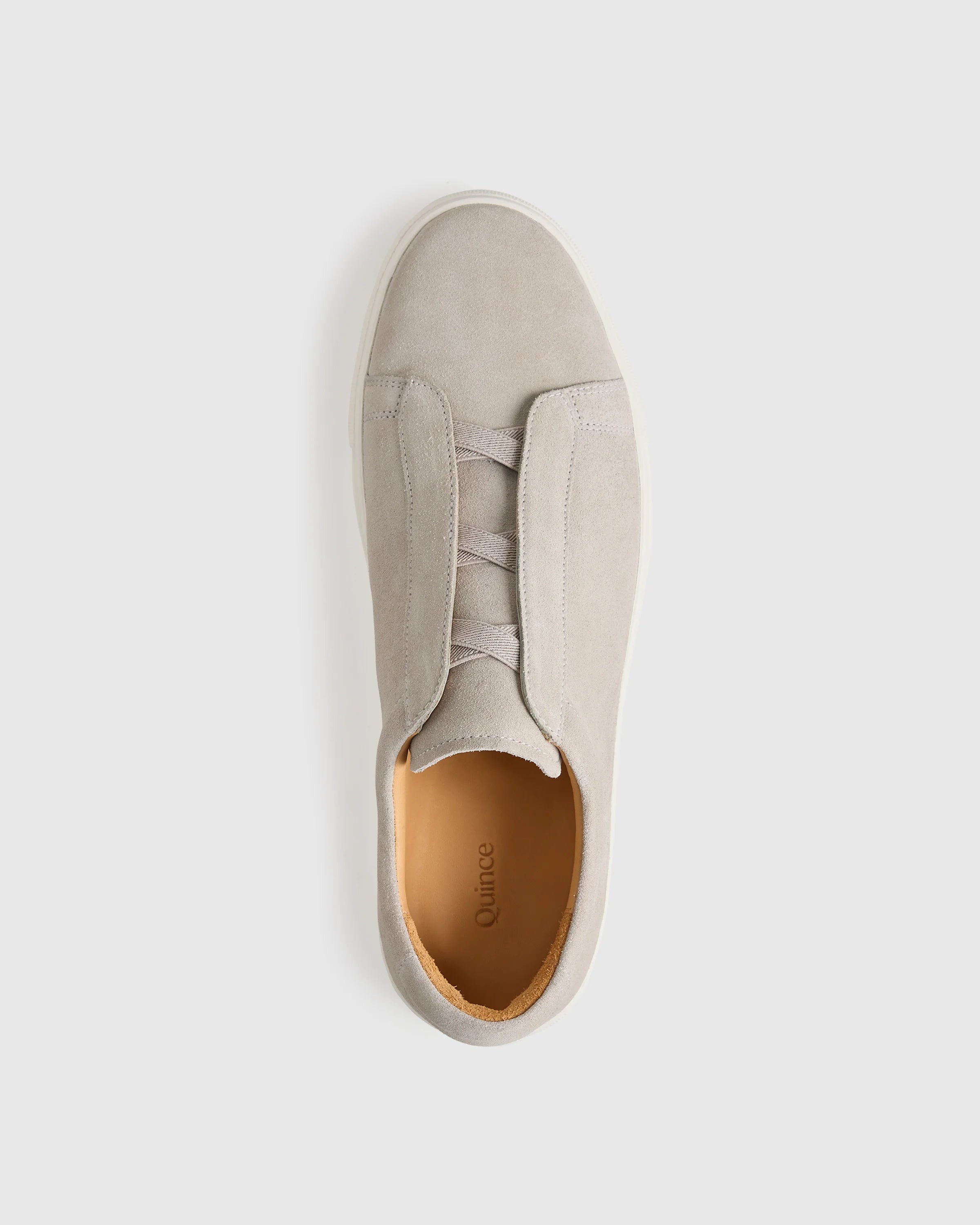 Italian Suede Tailored Sneaker - 7 / Fog Secondary image
