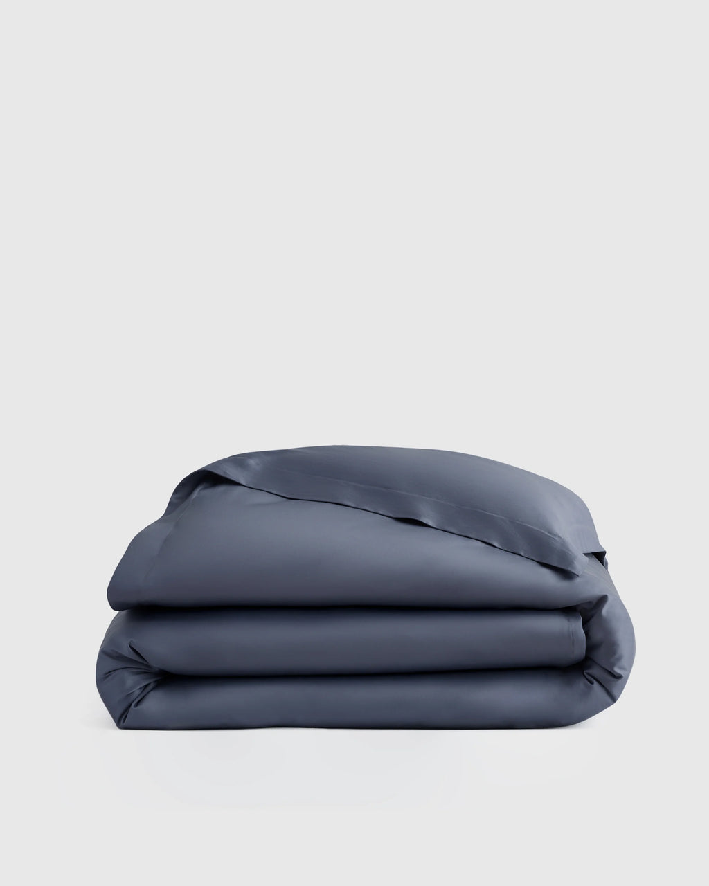 Signature Giza Cotton Sateen Duvet Cover - Twin / Light Grey