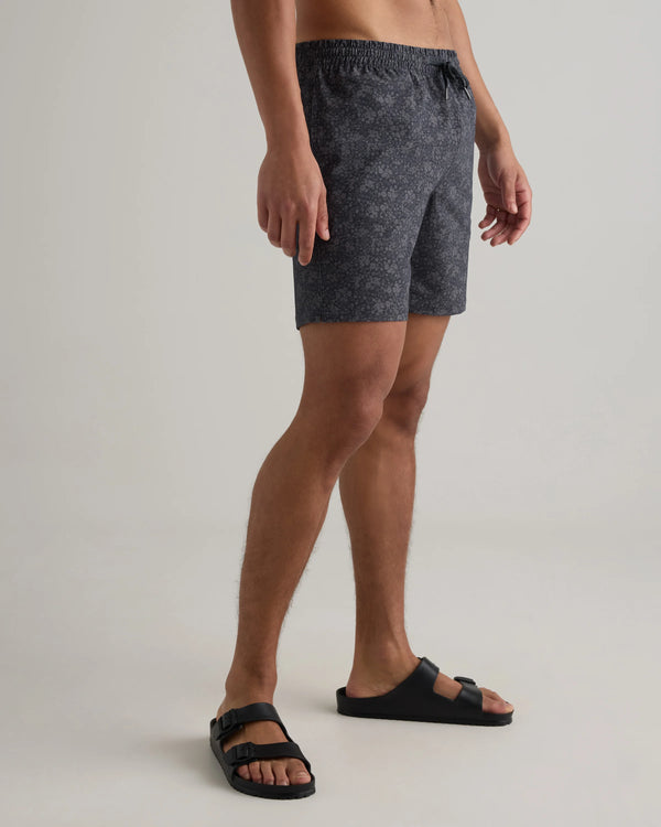Italian Swim Trunks - 7" - XS / Navy Diamond Geo
