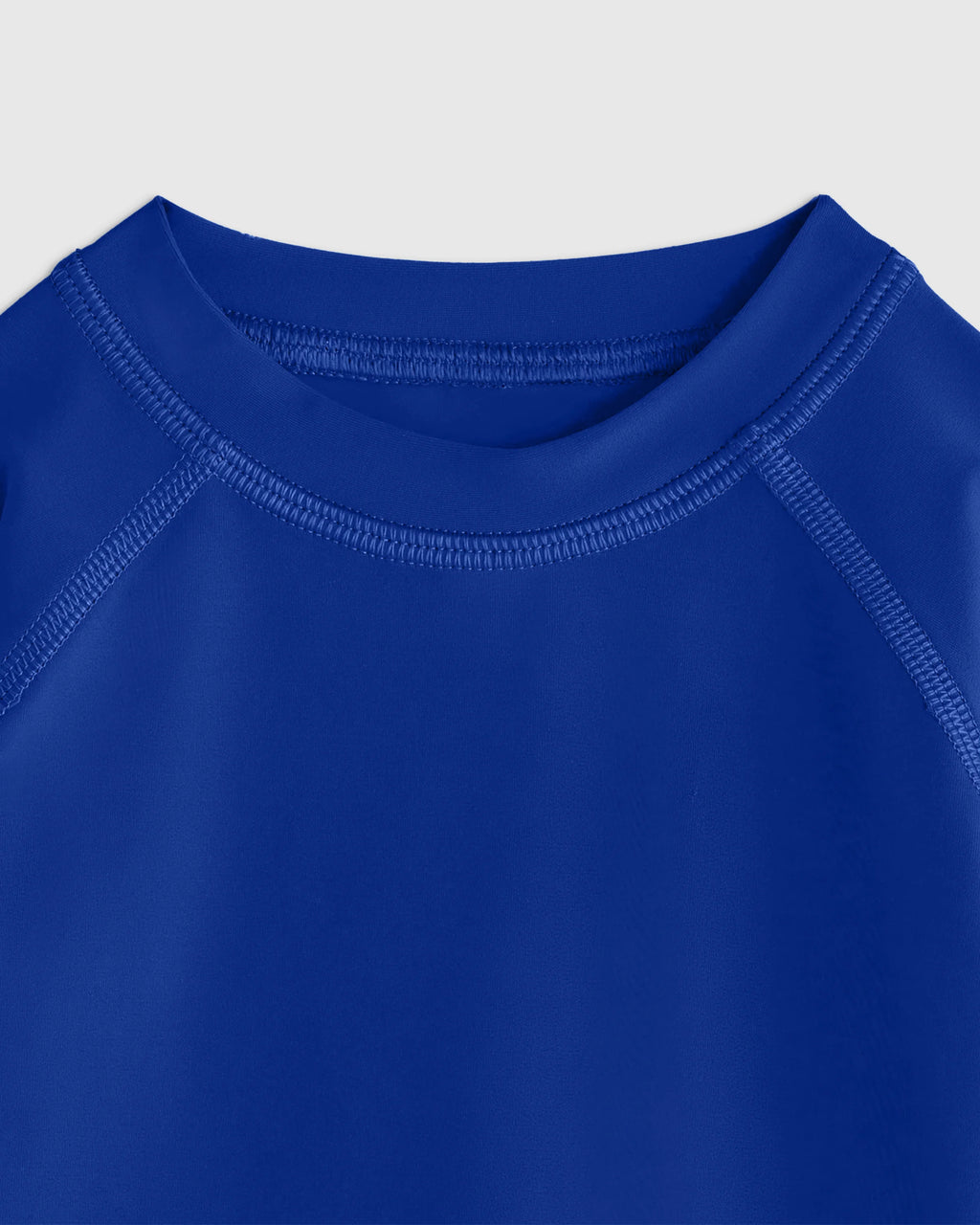 Long Sleeve Raglan Rash Guard - 6-9M / Island Aqua