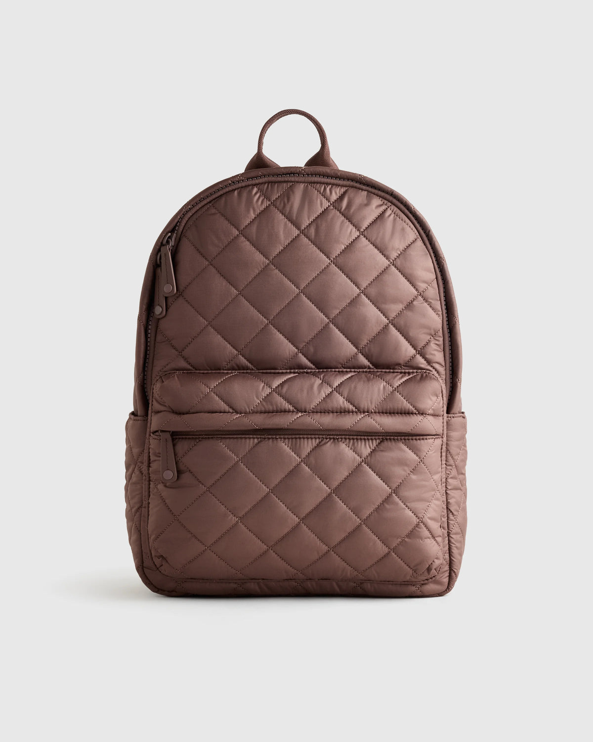 Transit Quilted Commuter Backpack - One Size / Taupe Brown Main image