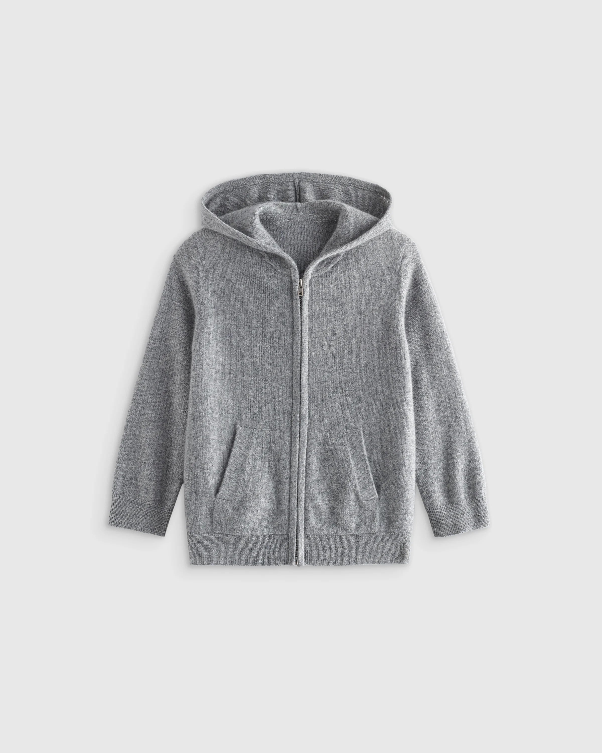 Washable Cashmere Full Zip Hoodie - 2T / True Navy Secondary image