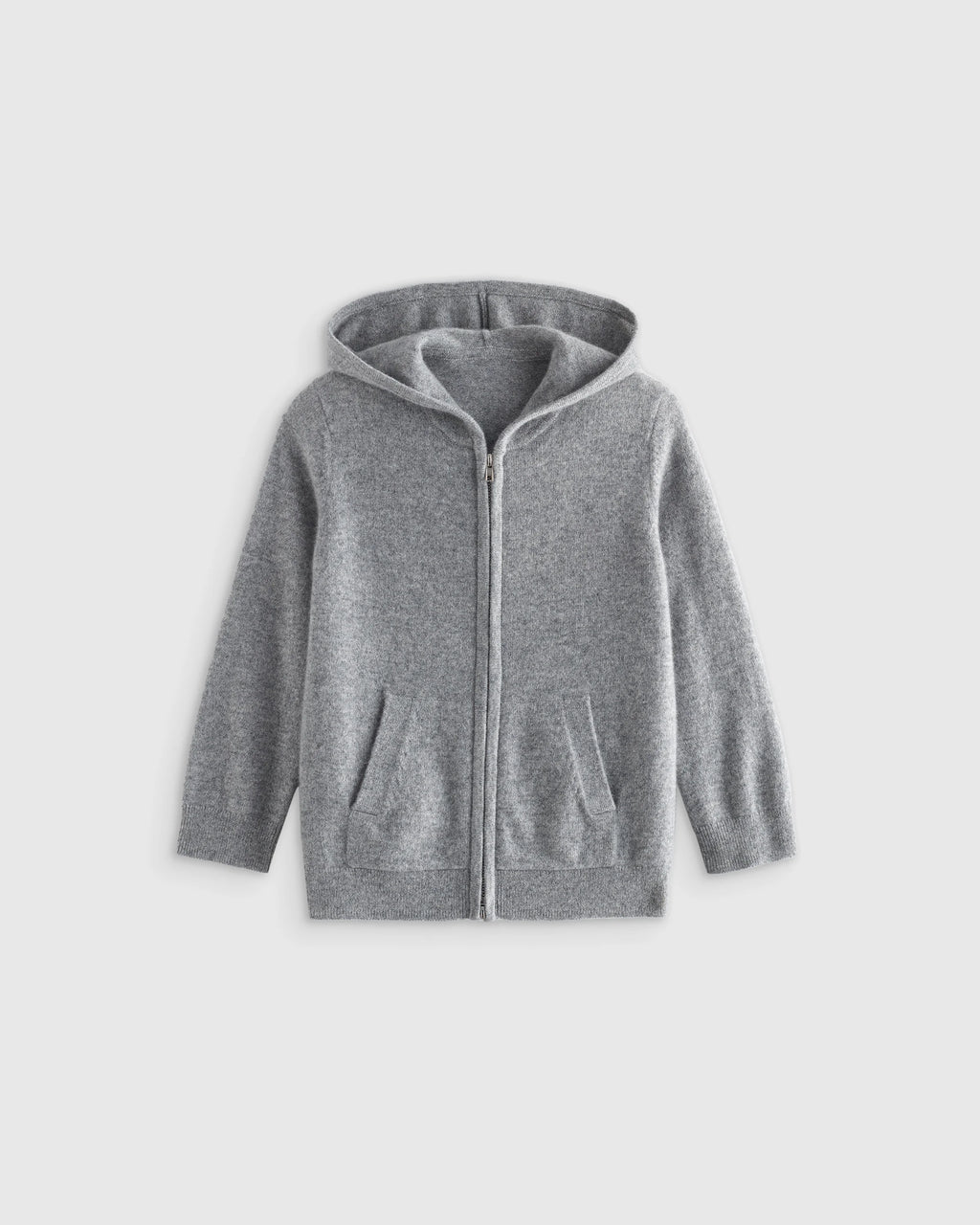 Washable Cashmere Full Zip Hoodie - 2T / True Navy
