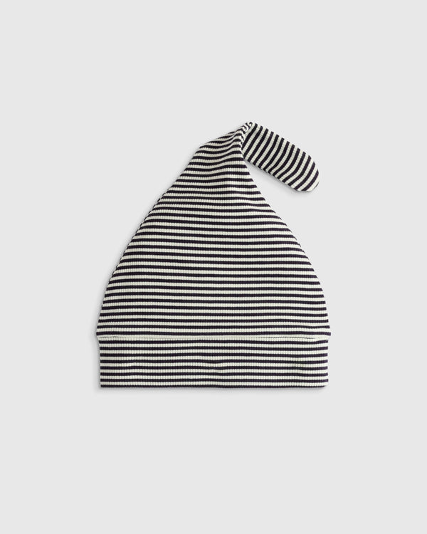 Softest Rib Hat (2-Pack) - 0-6M / Ivory/Grey Stripe