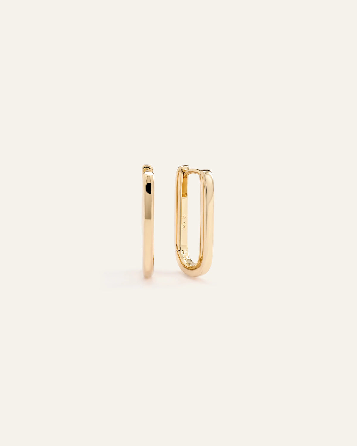 U Hoops - One Size / Gold Vermeil Main image