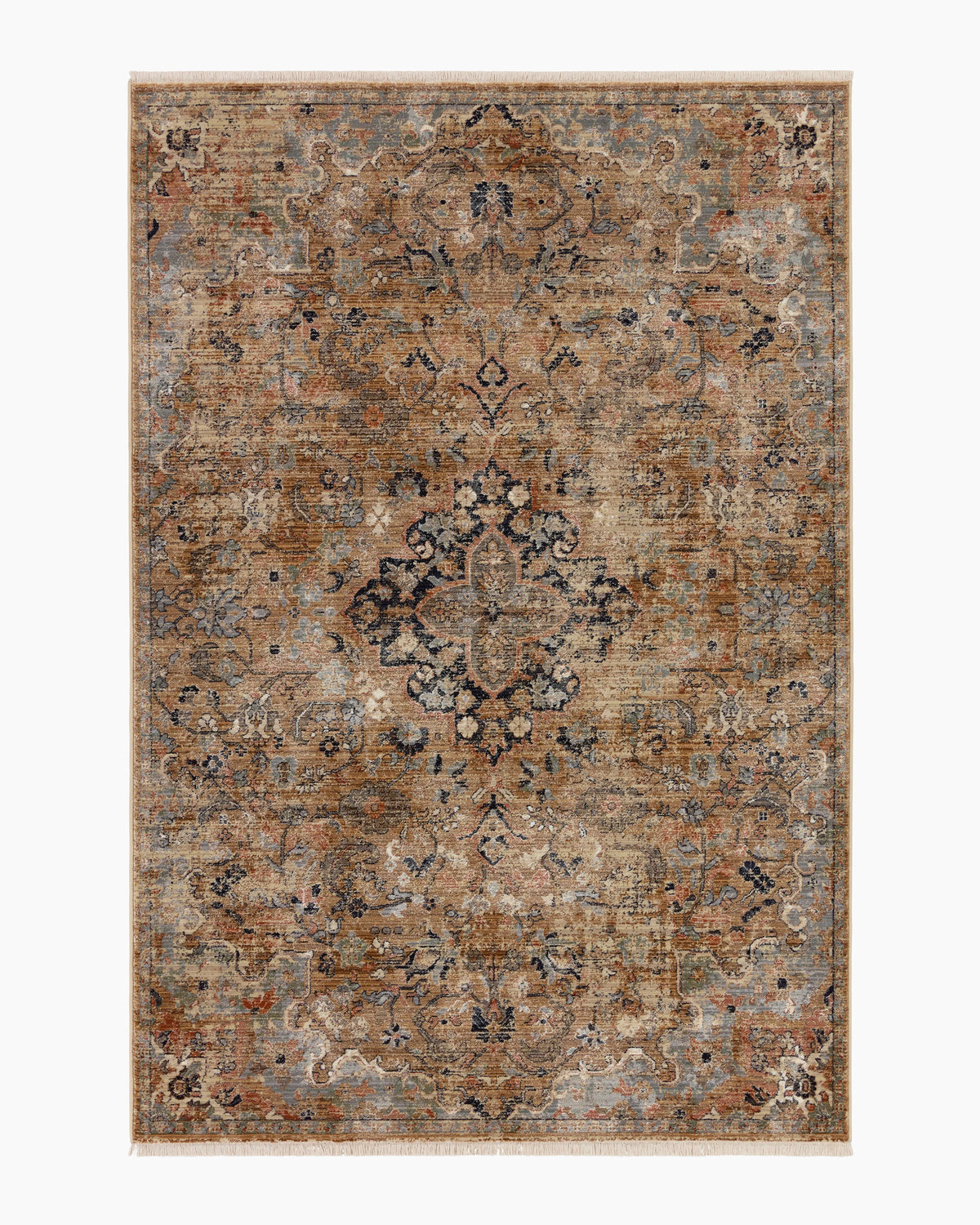 Sari Performance Rug - 5'3" x 7'10" / Spice/Gold Main image