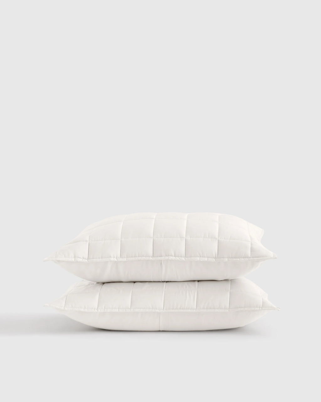 Bamboo Box Quilted Sham Set - Standard / Sage