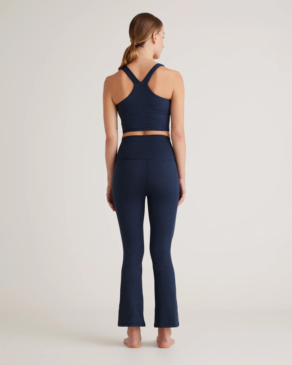Ultra-Soft Cropped Bootcut Pants - XS / Heather Black